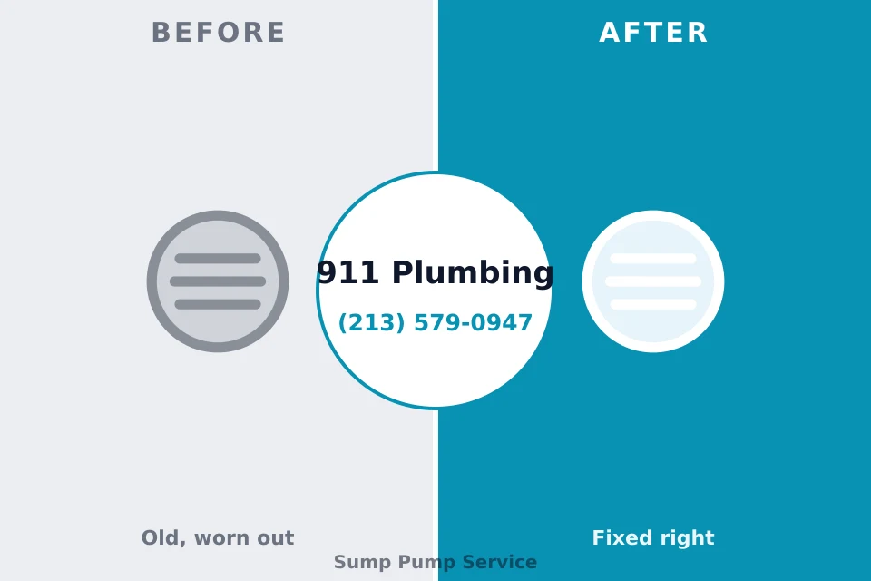 Before and after: plumbing repair Shamokin Dam, PA